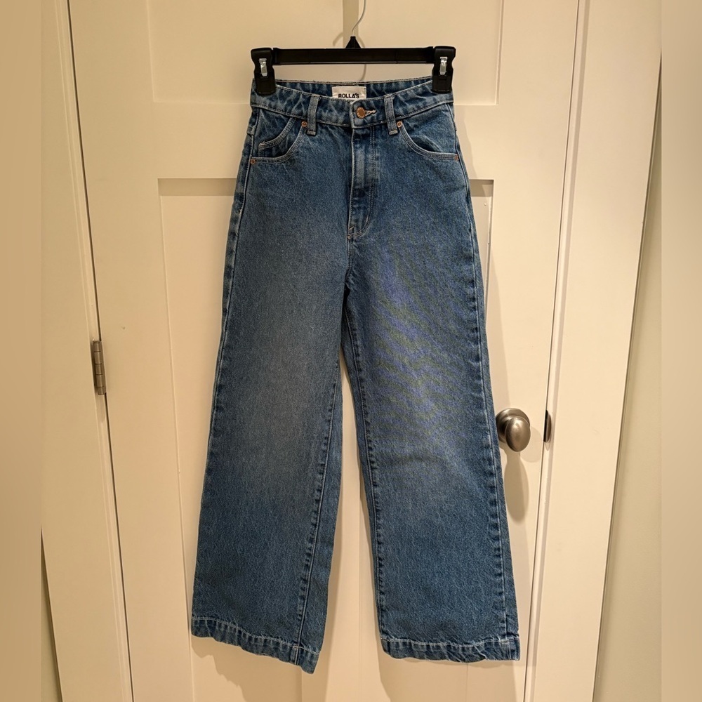 ROLLAS High Rise Wide Leg
Jeans Size 24 - Picture 3 of 10